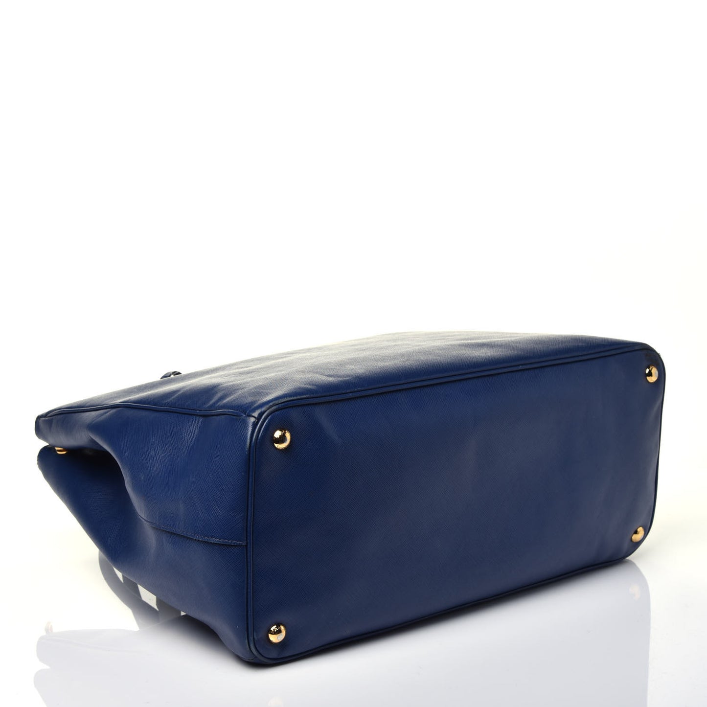 Saffiano Lux Extra Large Galleria Double Zip Tote Bluette