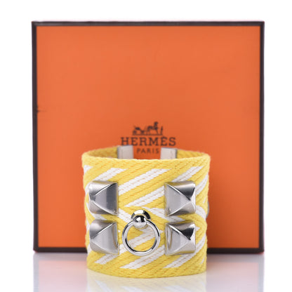 Hermes Canvas Zigzag CDC Bracelet S Jaune Naples 5 of 5