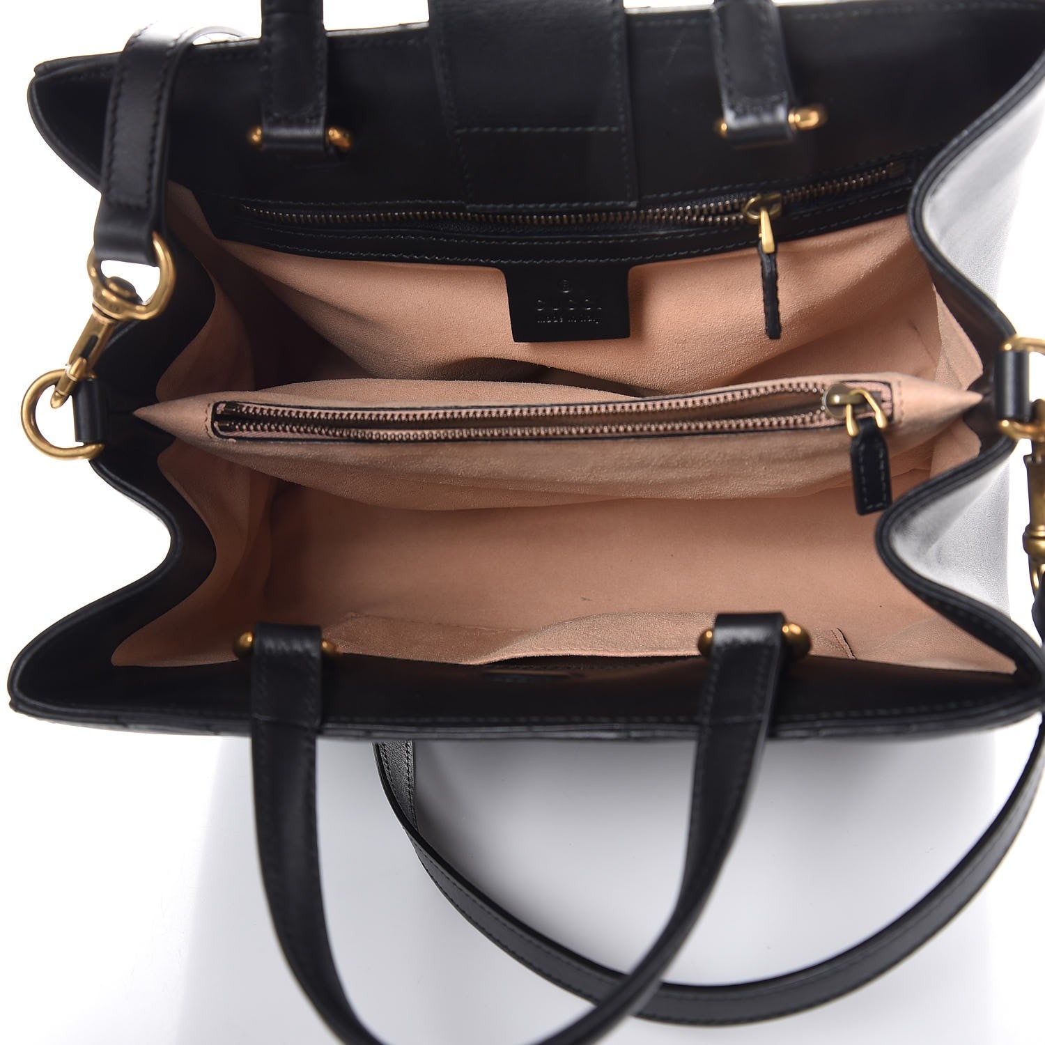 Gucci Calfskin Matelasse Small GG Marmont Tote Black 7 of 8