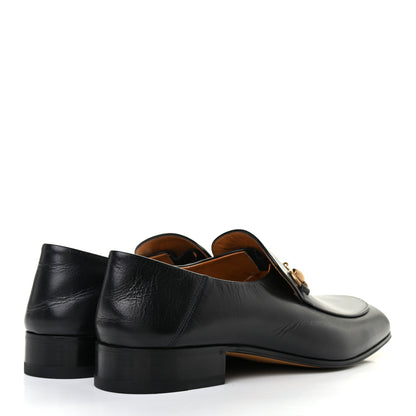 Gucci Goatskin Mens Horsebit Loafers 9 Black 4 of 8