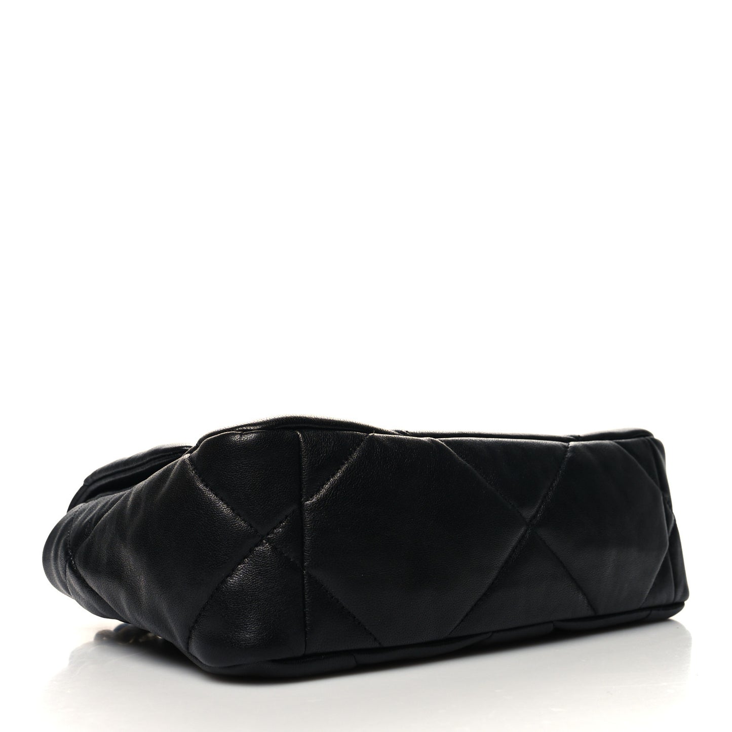 Lambskin Quilted Medium Chanel 19 Flap Black