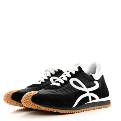 Loewe Nylon Suede Flow Runners Sneakers 41 Black 4 of 12