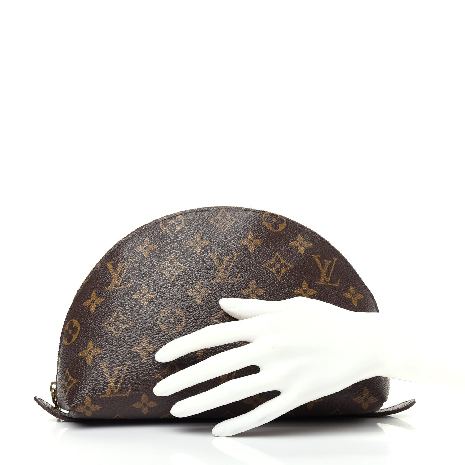 Louis Vuitton Monogram Trousse Demi Ronde 2 of 8