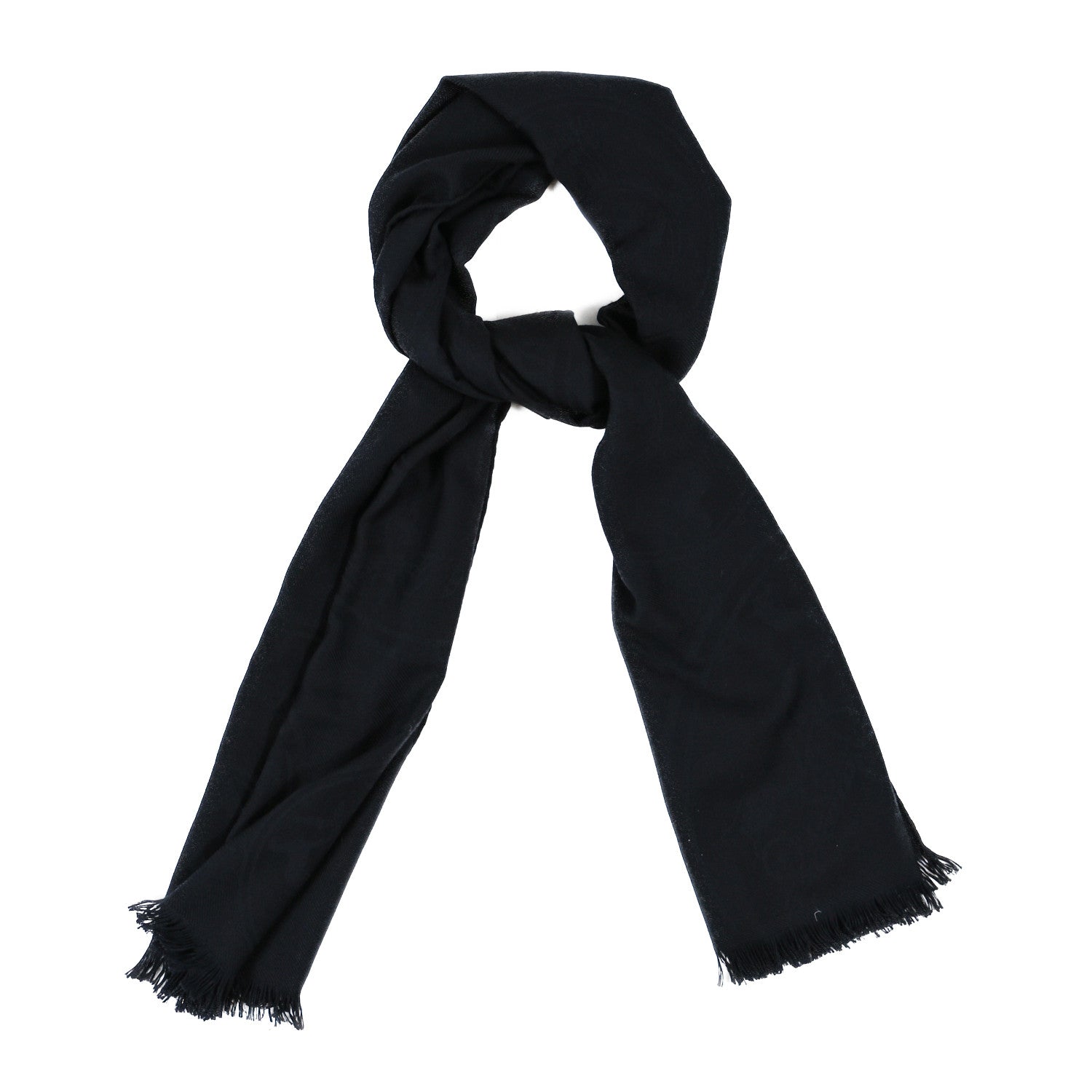 Hermes Cashmere Silk New Libris Stole Black 1 of 5