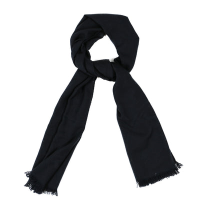 Hermes Cashmere Silk New Libris Stole Black 1 of 5