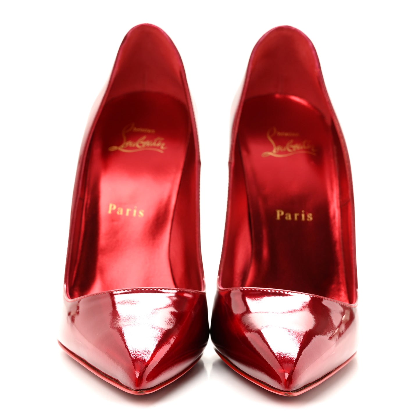 Metallic Patent Psychic So Kate 120 Pumps 38.5 Loubi