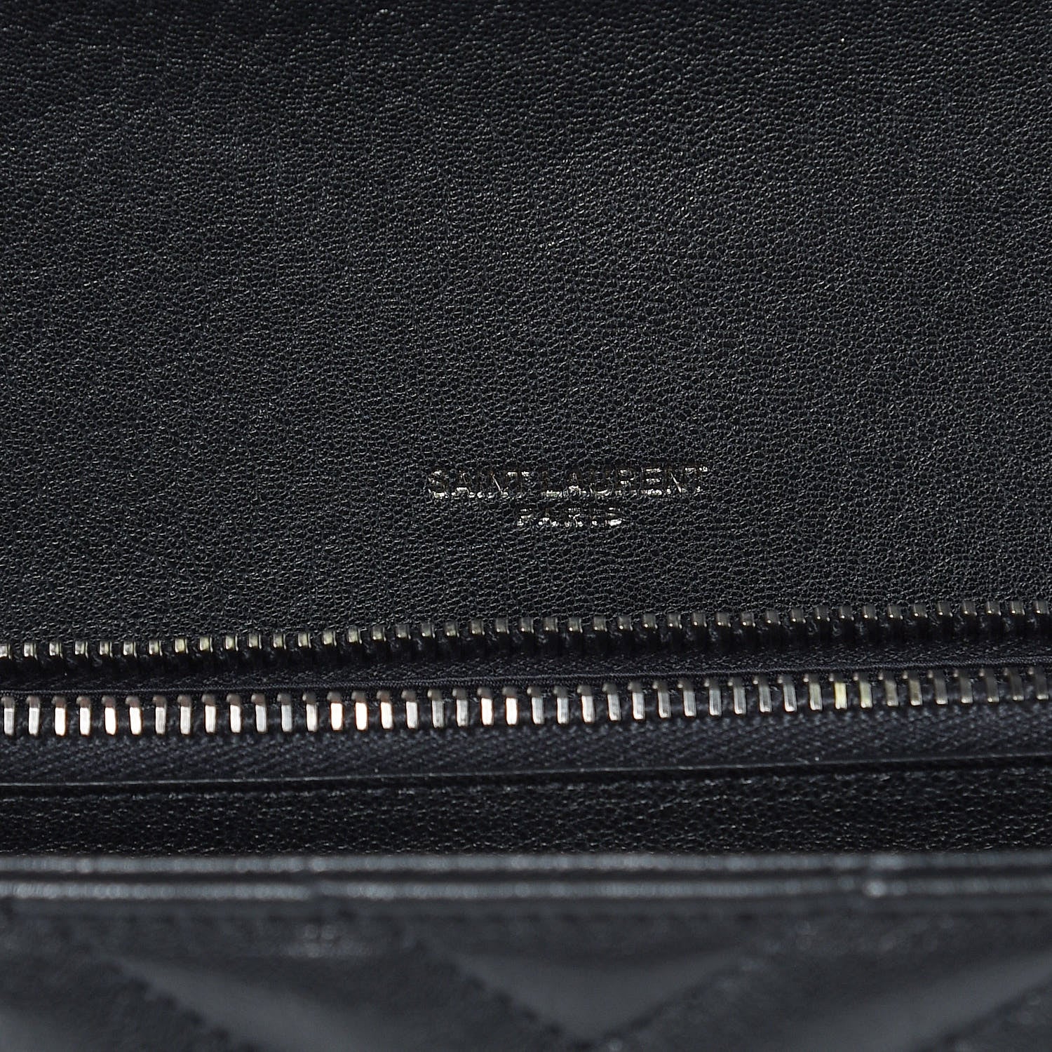 Saint Laurent Sheepskin Matelasse Chevron Monogram Large College Satchel Black 7 of 13
