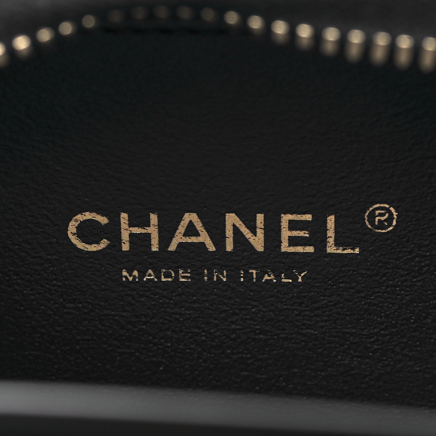 Chanel Tweed Snakeskin Quilted Small CC Filigree Vanity Case Navy Multicolor 6 of 9