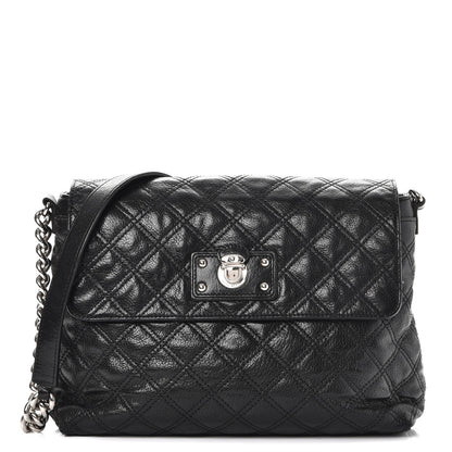 Marc Jacobs Lambskin Quilted The XL Single Flap Black 1 of 7