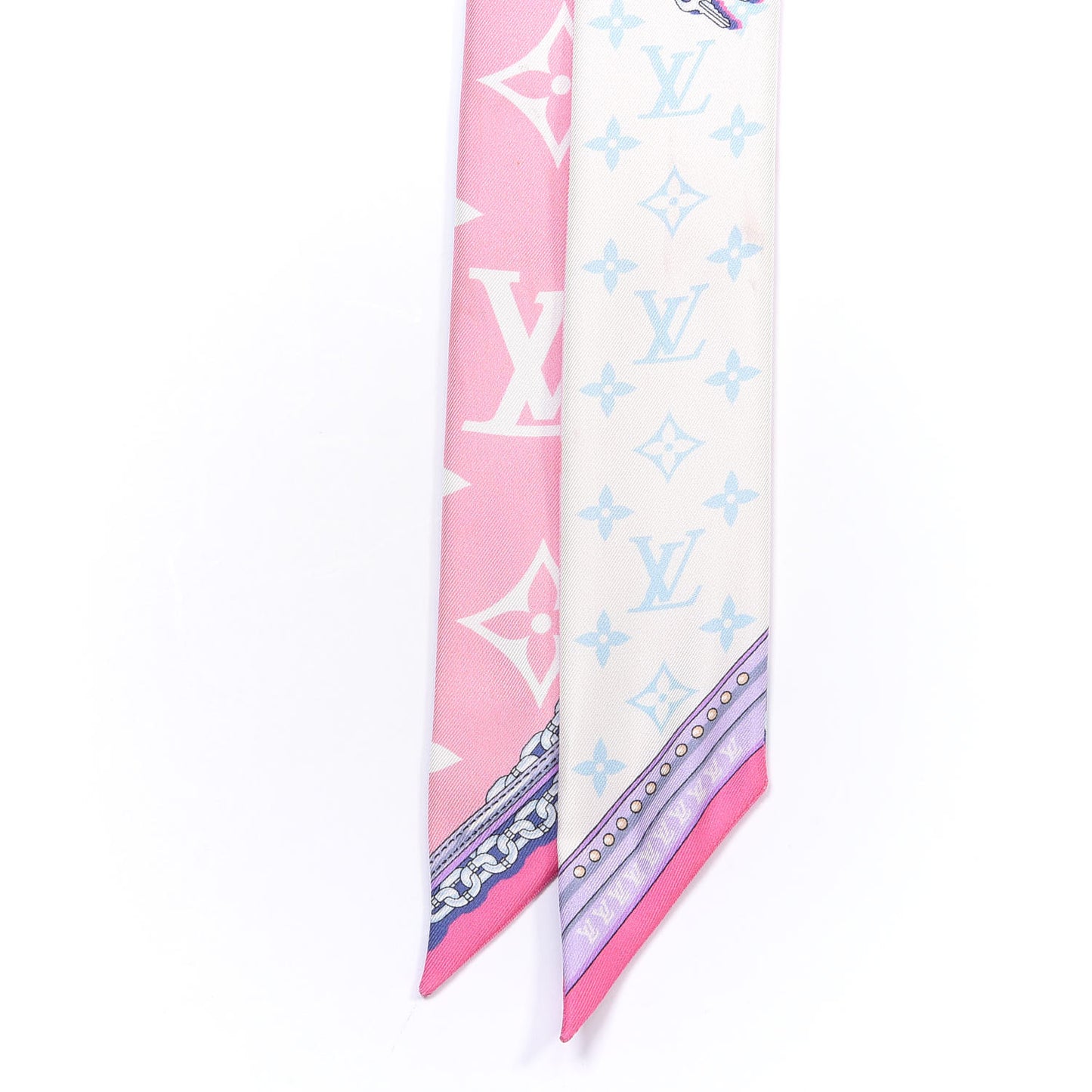 Silk Monogram Escale Perfect Match BB Bandeau Bleu Rose