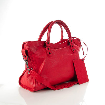 Balenciaga Agneau Classic Hardware City Rouge Coquelicot 3 of 7