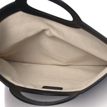 Christian Dior Oblique Fold Over Clutch Blue 7 of 14
