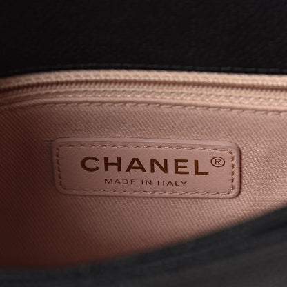 Chanel Caviar Quilted Thread Around Single Flap Black 6 of 9