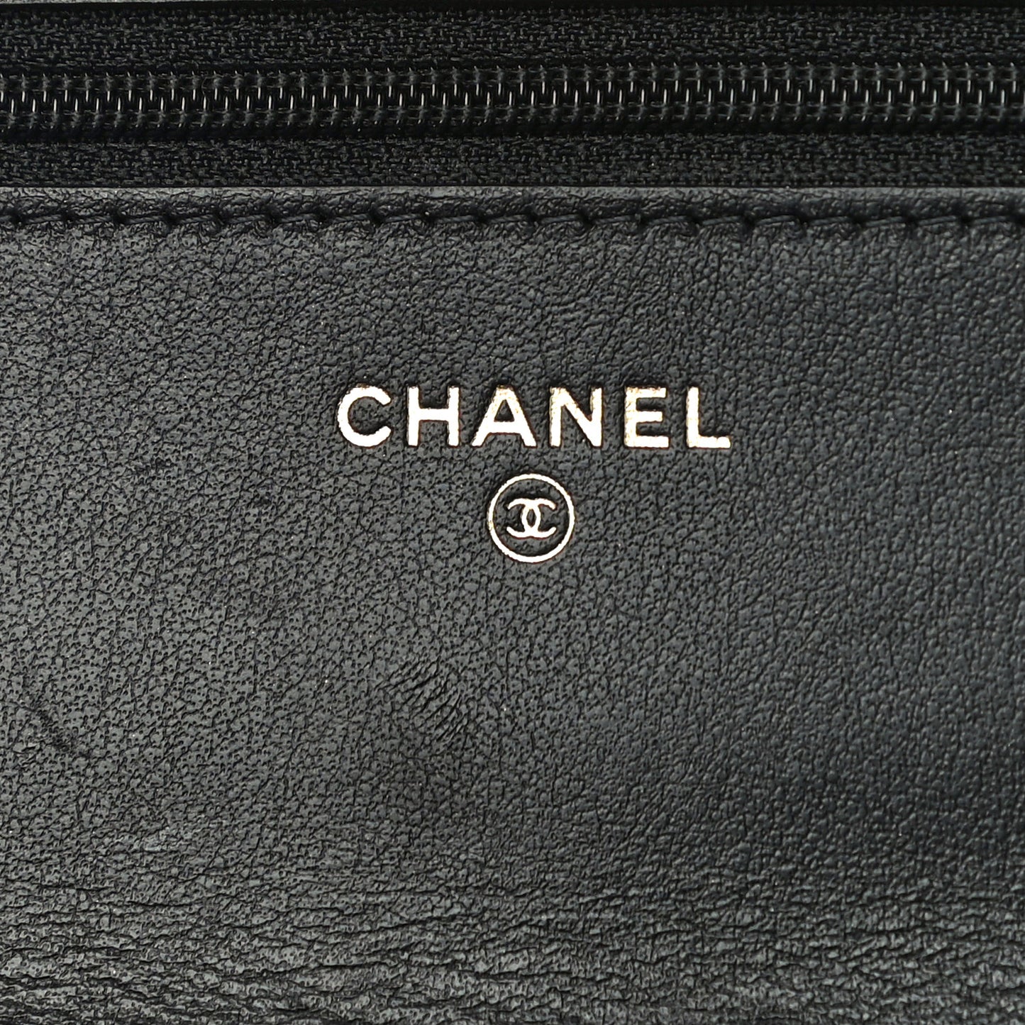 Lambskin Quilted Chanel 19 Wallet On Chain WOC Black