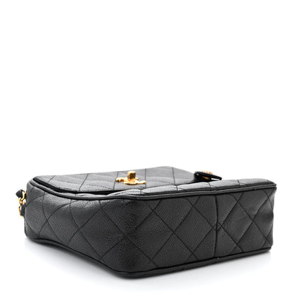 Chanel Caviar Quilted Flap Camera Case Black 4 of 13