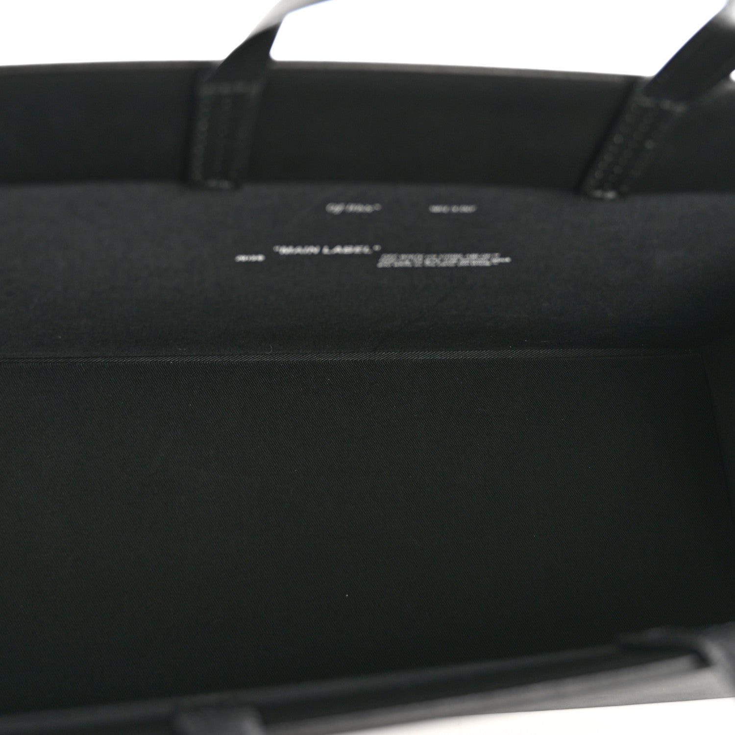 Off-White Calfskin Medium Box Bag Black 5 of 11