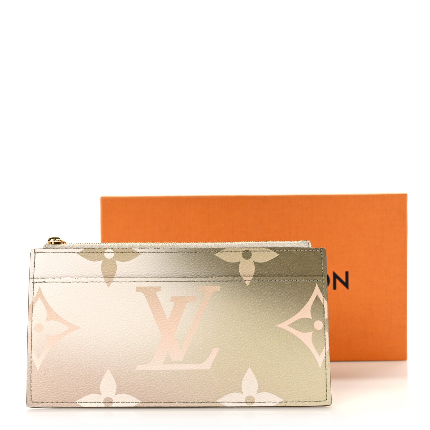 LOUIS VUITTON Monogram Giant Spring In The City Slim Purse Sunset Kaki
