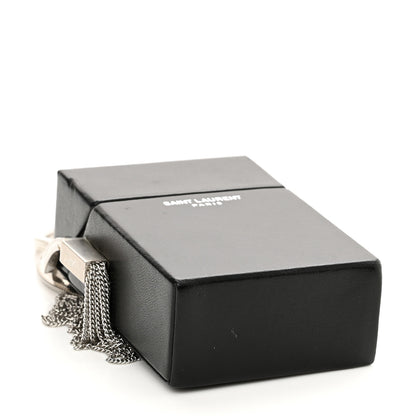 Saint Laurent Lambskin Smoking Box Crossbody Black 4 of 10