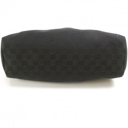 Gucci Monogram Wood Handle Frame Doctor Bag Black 4 of 11