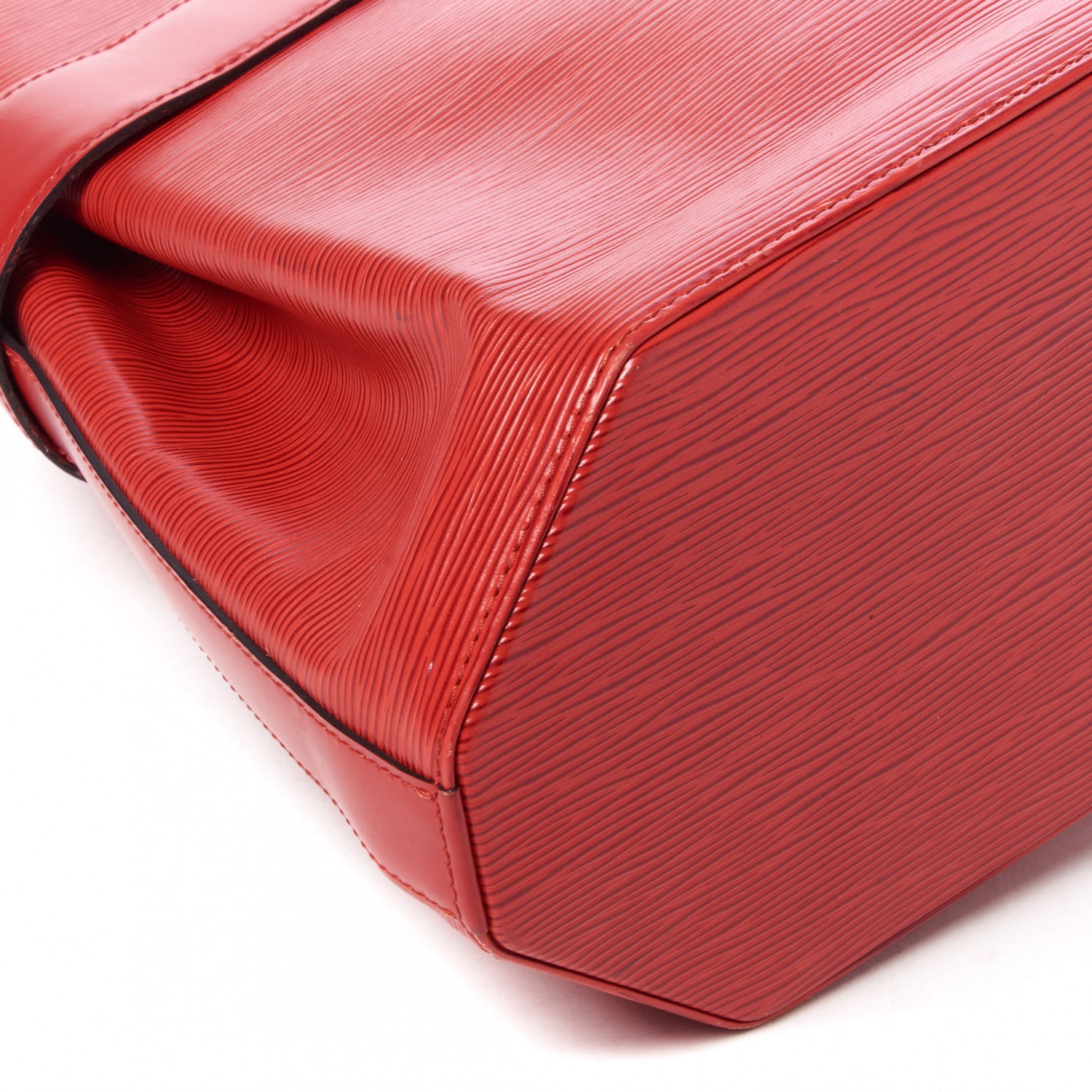 Louis Vuitton Epi Sac D'Epaule Castillan Red 8 of 8