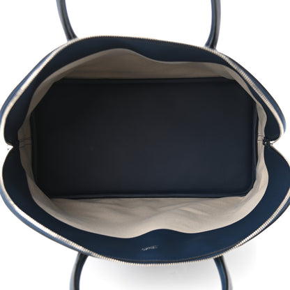 Hermes Evercolor 1923 Bolide 45 Baseball Bag Bleu De Malte Blanc 5 of 10