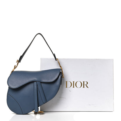 Christian Dior Calfskin Mini Saddle Bag Sky Blue 12 of 12