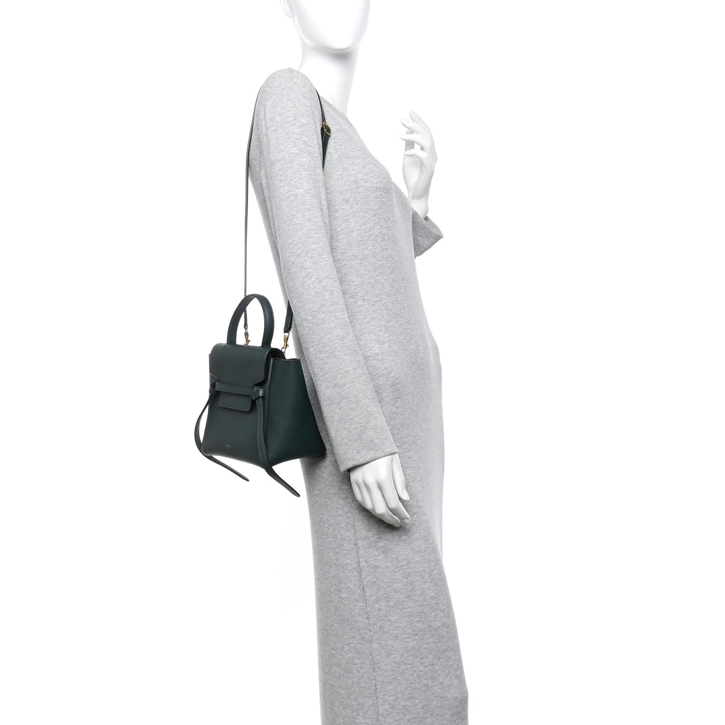 Grained Calfskin Nano Belt Bag Amazone