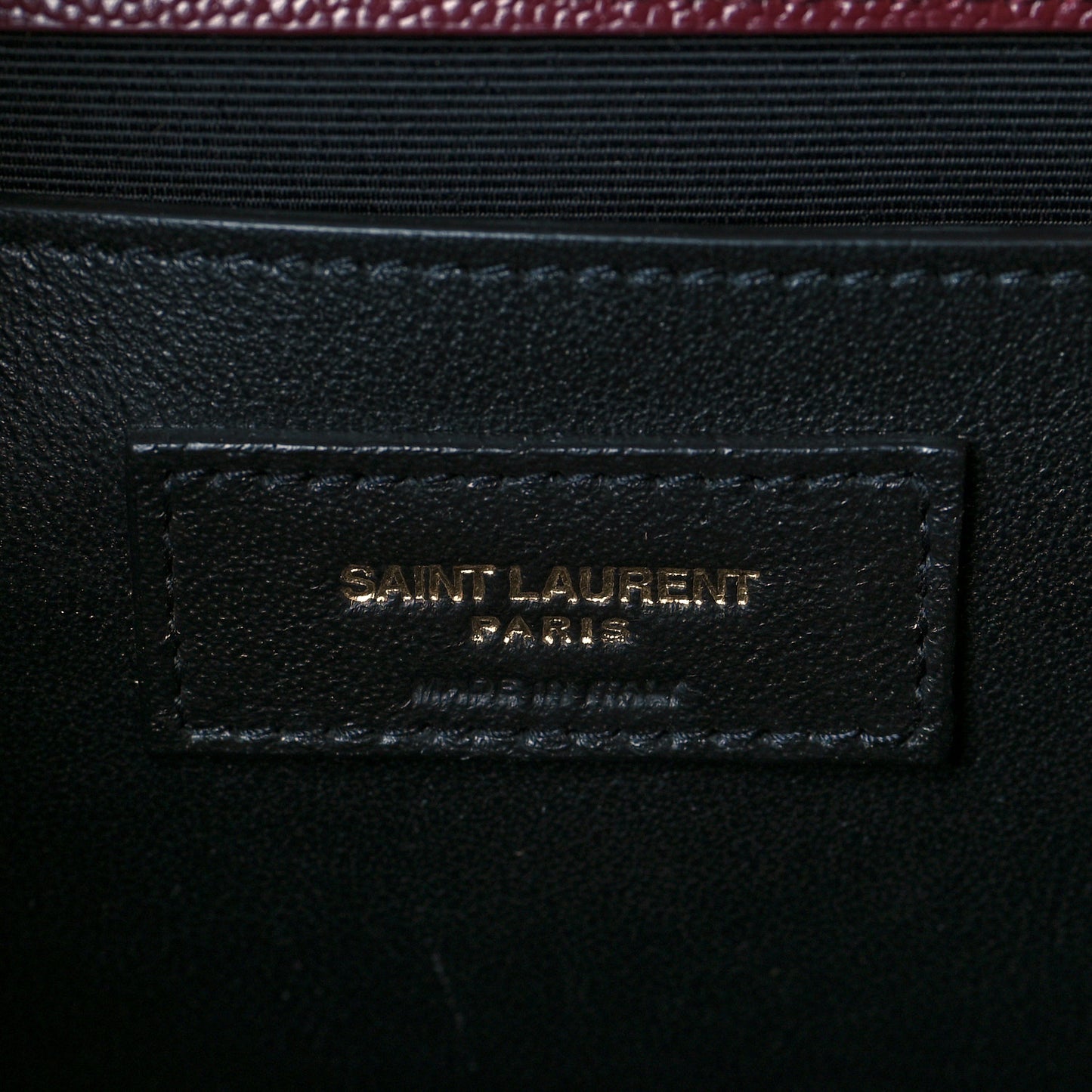 Grain De Poudre Textured Mixed Matelasse Medium Triquilt Monogram Satchel Rouge Legion