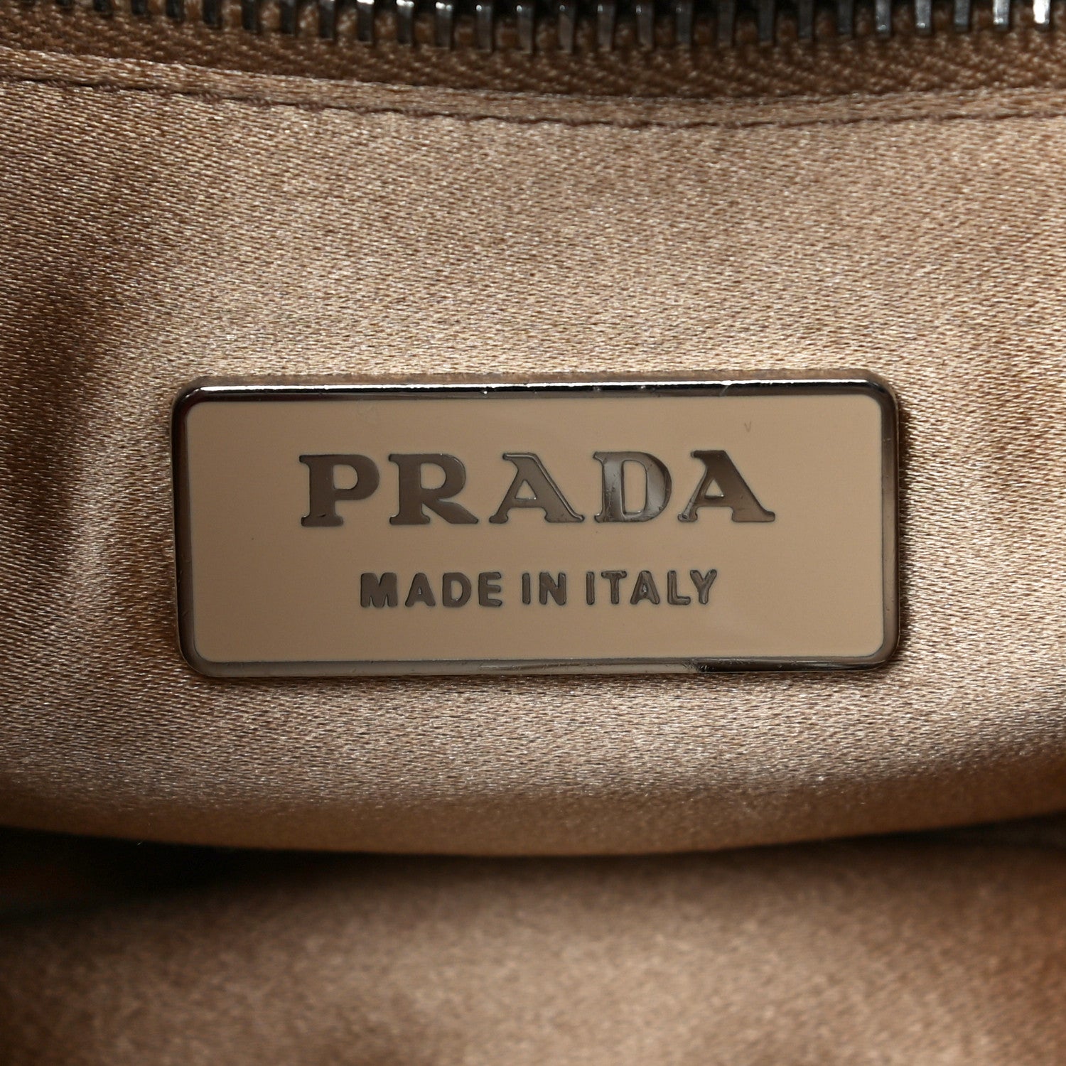 Prada Vernice Old Calfskin Saddle Bag Sabbia Naturale White 5 of 16