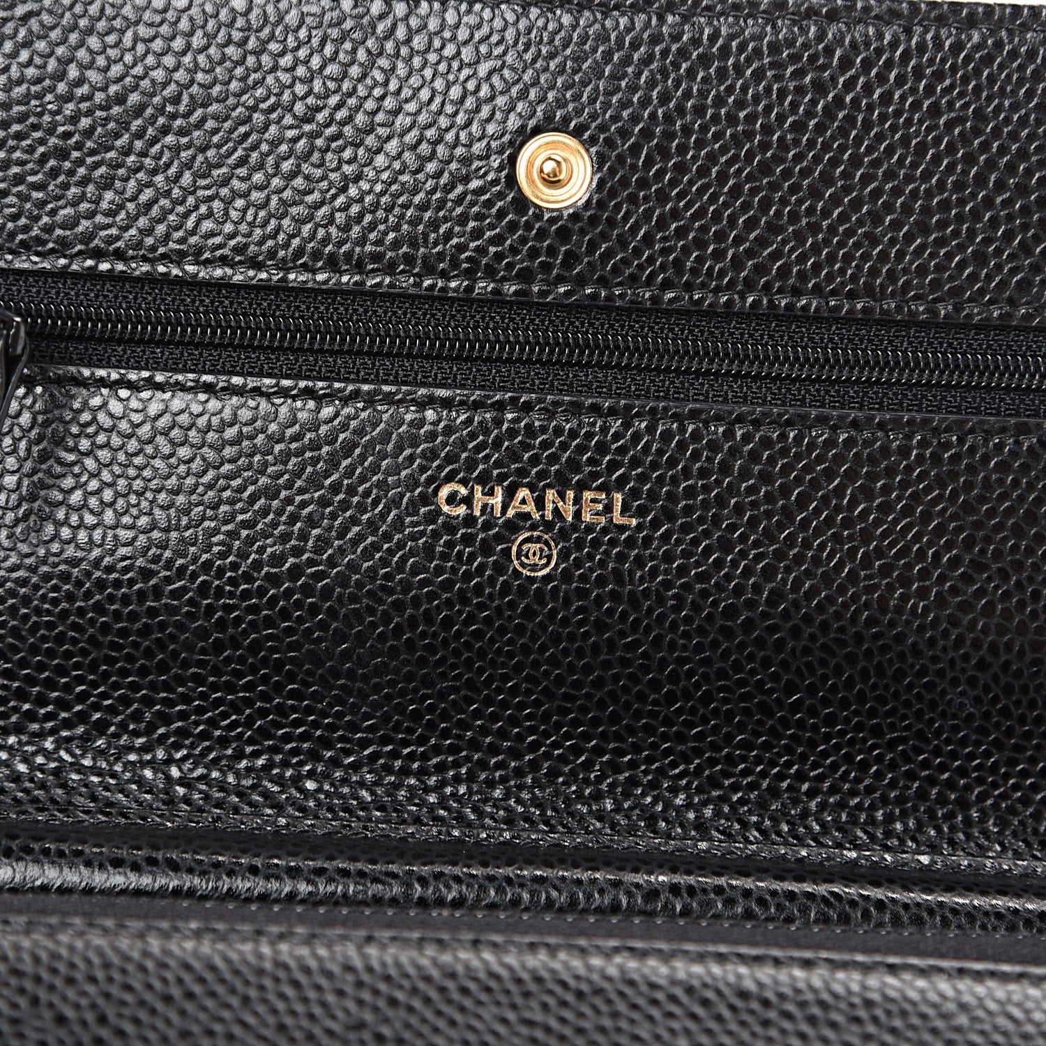 Chanel Caviar Quilted Wallet On Chain WOC Black 5 of 11