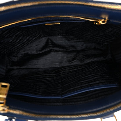 Prada Saffiano Lux Large Galleria Double Zip Tote Bluette 5 of 13