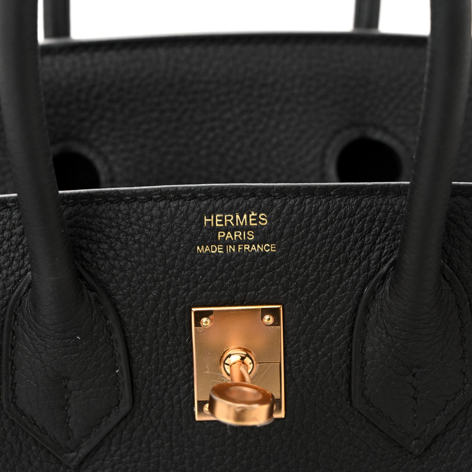 Hermes Togo Birkin 25 Black 6 of 10