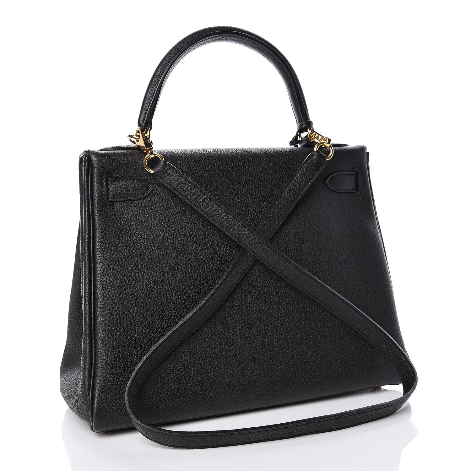 Hermes Togo Kelly Retourne 28 Black 3 of 43