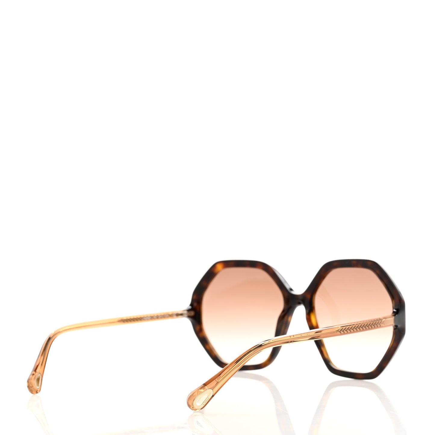 Octagonal Esther Sunglasses CH0008S Dark Havana