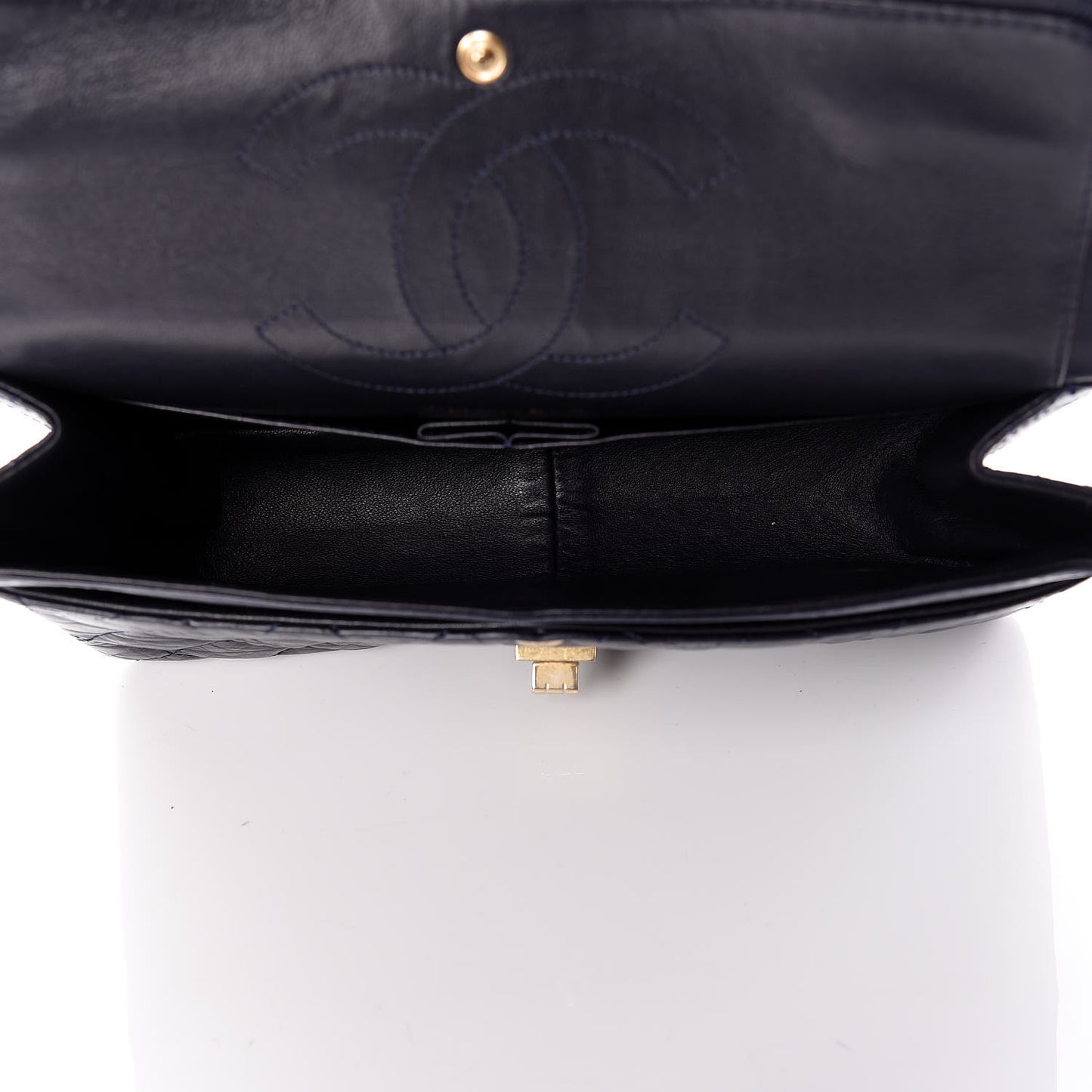 Aged Calfskin Quilted 2.55 Reissue 226 Flap Navy Dark Blue