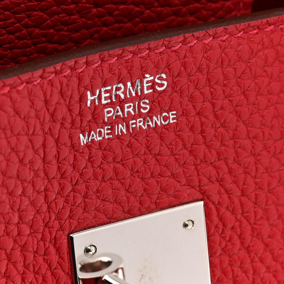 Hermes Togo Birkin 35 Rouge Casaque 6 of 11