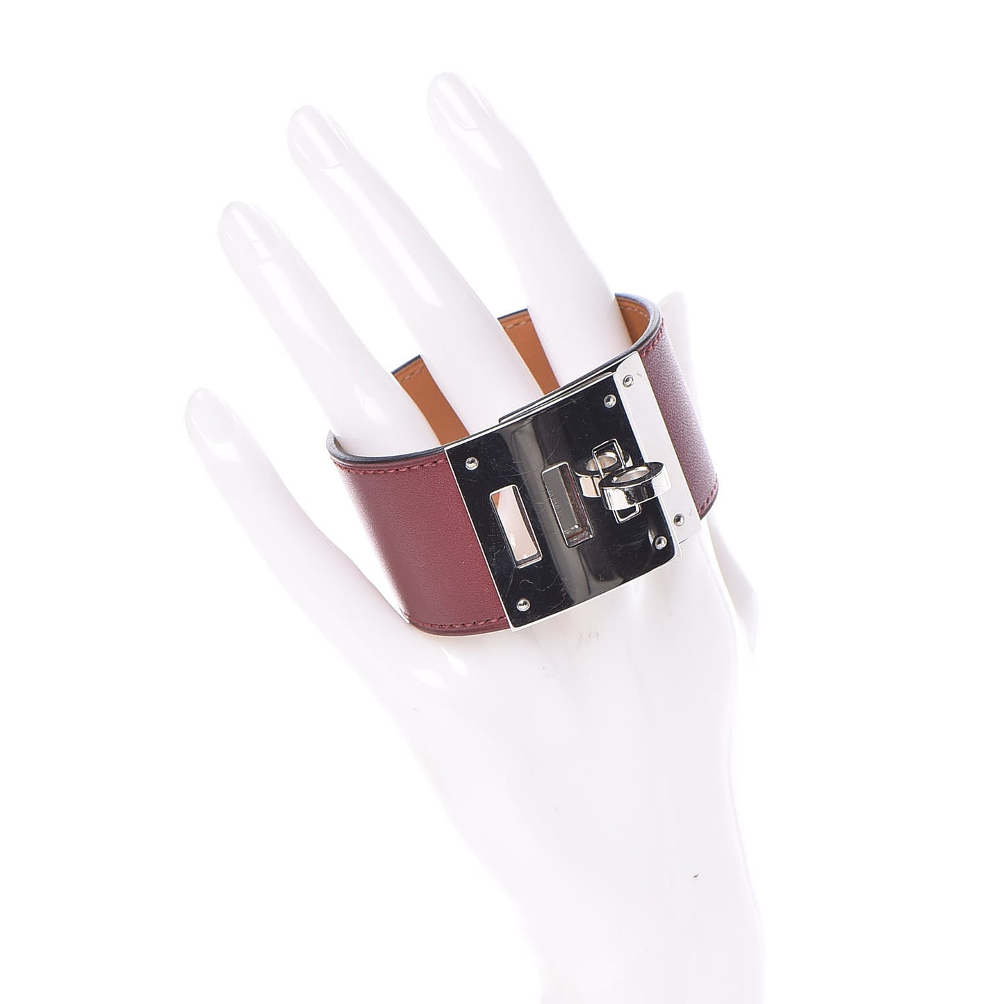 Swift Kelly Dog Bracelet Rouge H