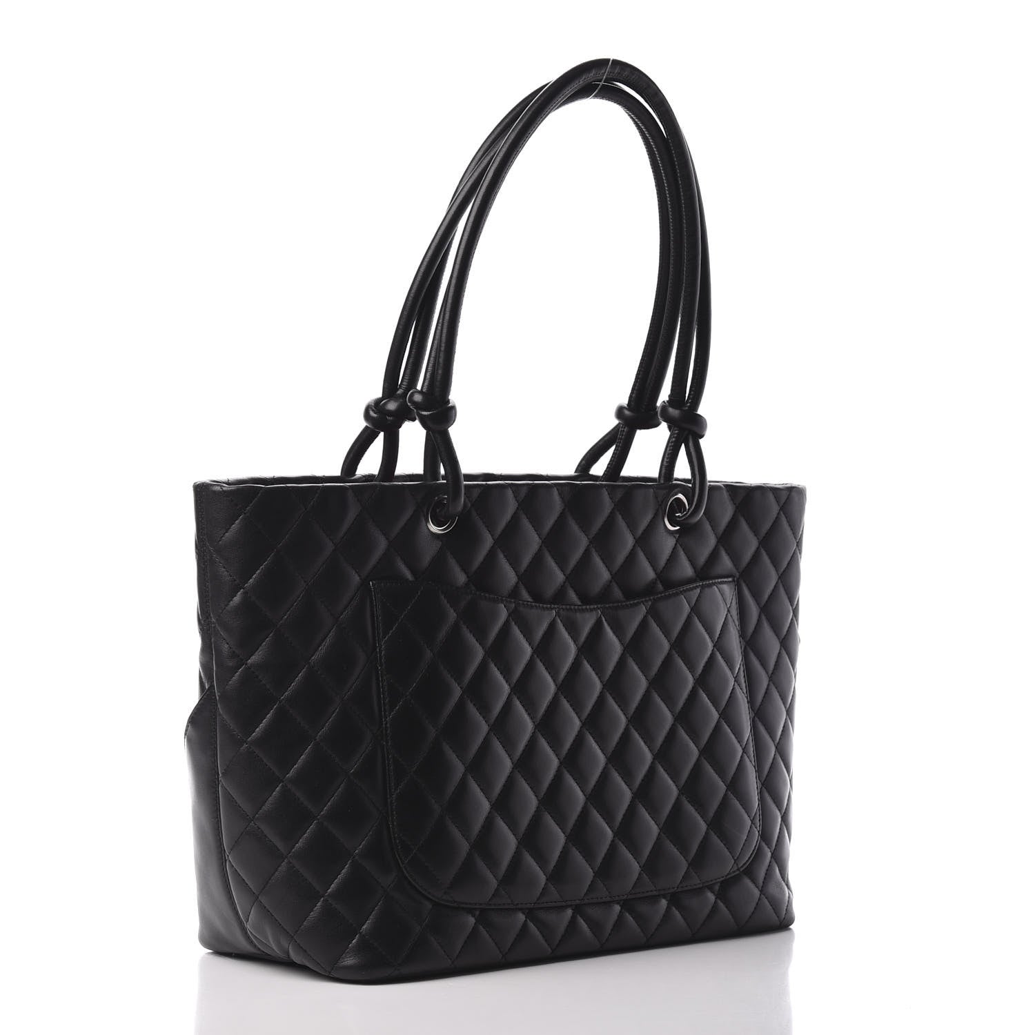 Chanel Calfskin Quilted Large Cambon Tote Black 3 of 9
