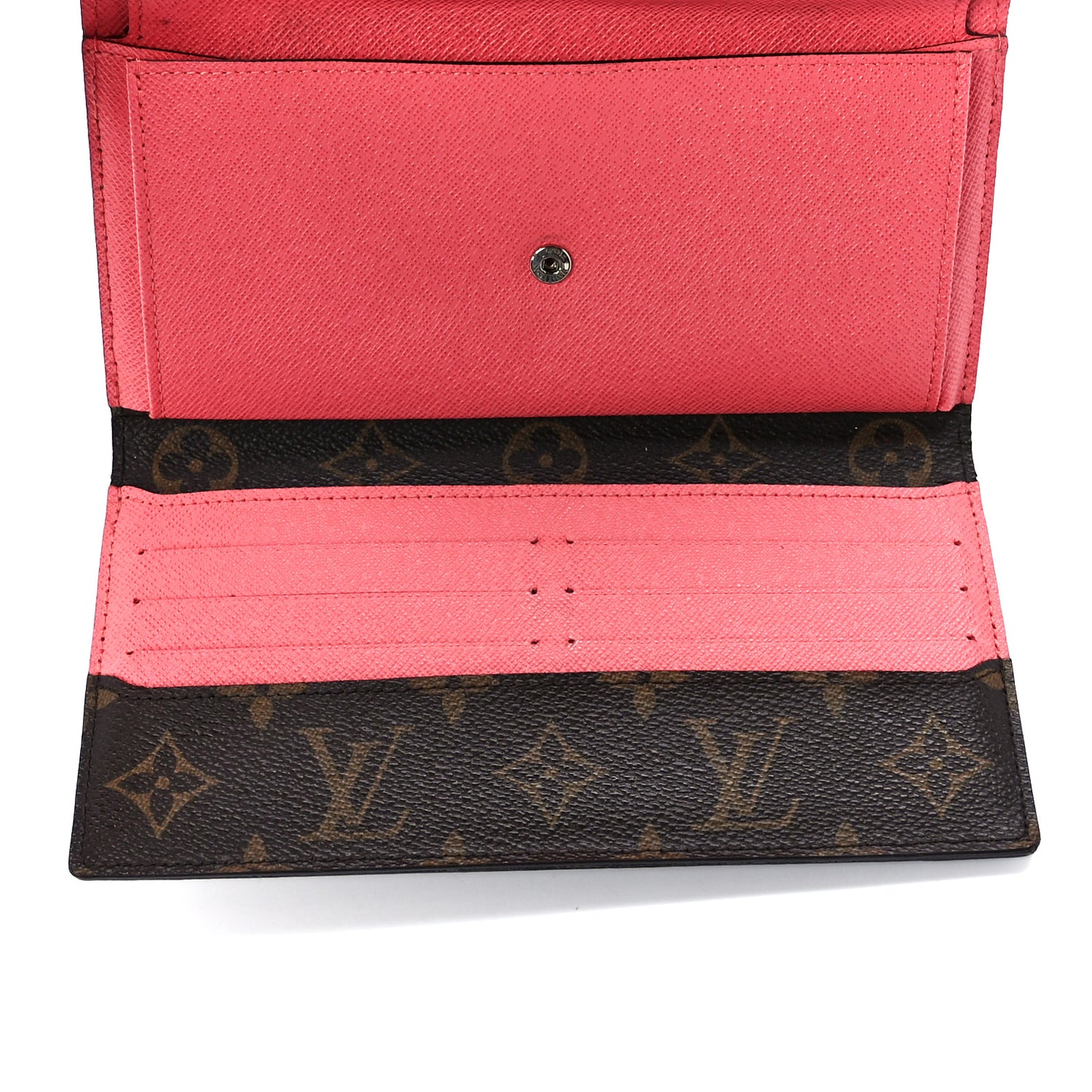 Monogram Epi Marie-Lou Long Wallet Corail