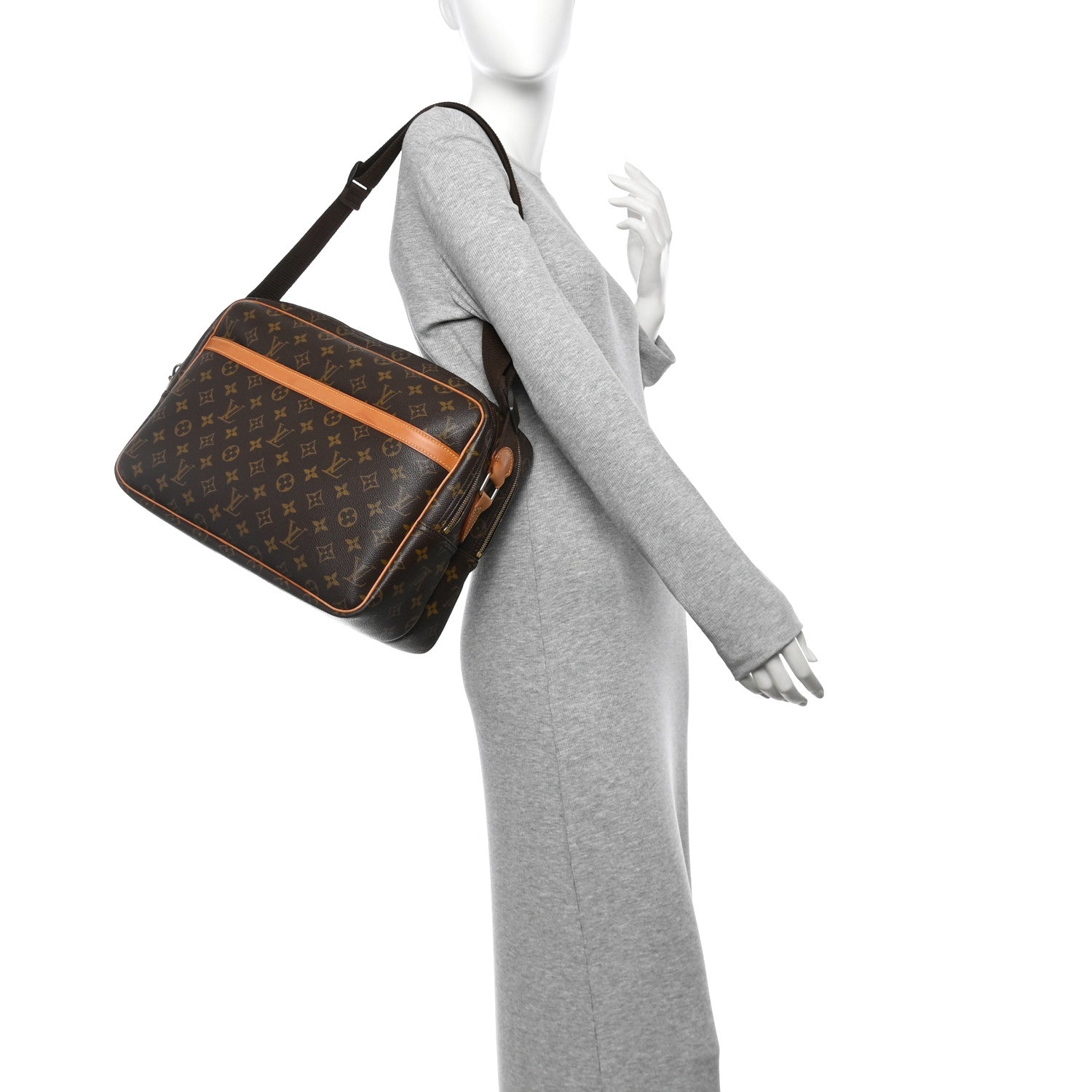 Louis Vuitton Monogram Reporter GM 3 of 23