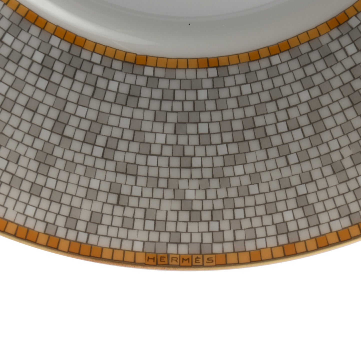 Porcelain Mosaique Au 24 Gold Breakfast Cup And Saucer Set Of 2