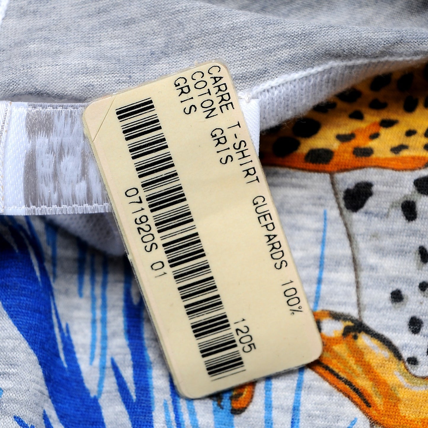 Cotton Guepards T-Shirt Scarf Gris