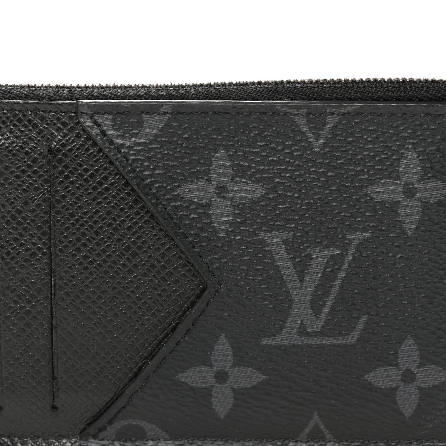 Louis Vuitton Monogram Eclipse Taiga Coin Card Holder 7 of 10