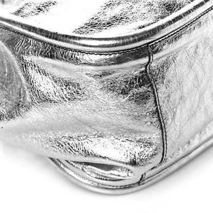 Proenza Schouler Metallic Calfskin Large Ruched Tote Silver 8 of 10