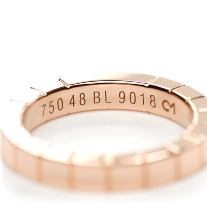 Cartier 18K Pink Gold Lanieres Ring 48 4.5 4 of 5