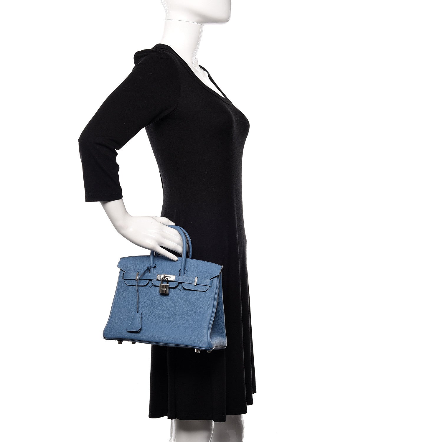 Hermes Togo Birkin 25 Azur 2 of 30