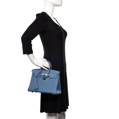 Hermes Togo Birkin 25 Azur 2 of 30
