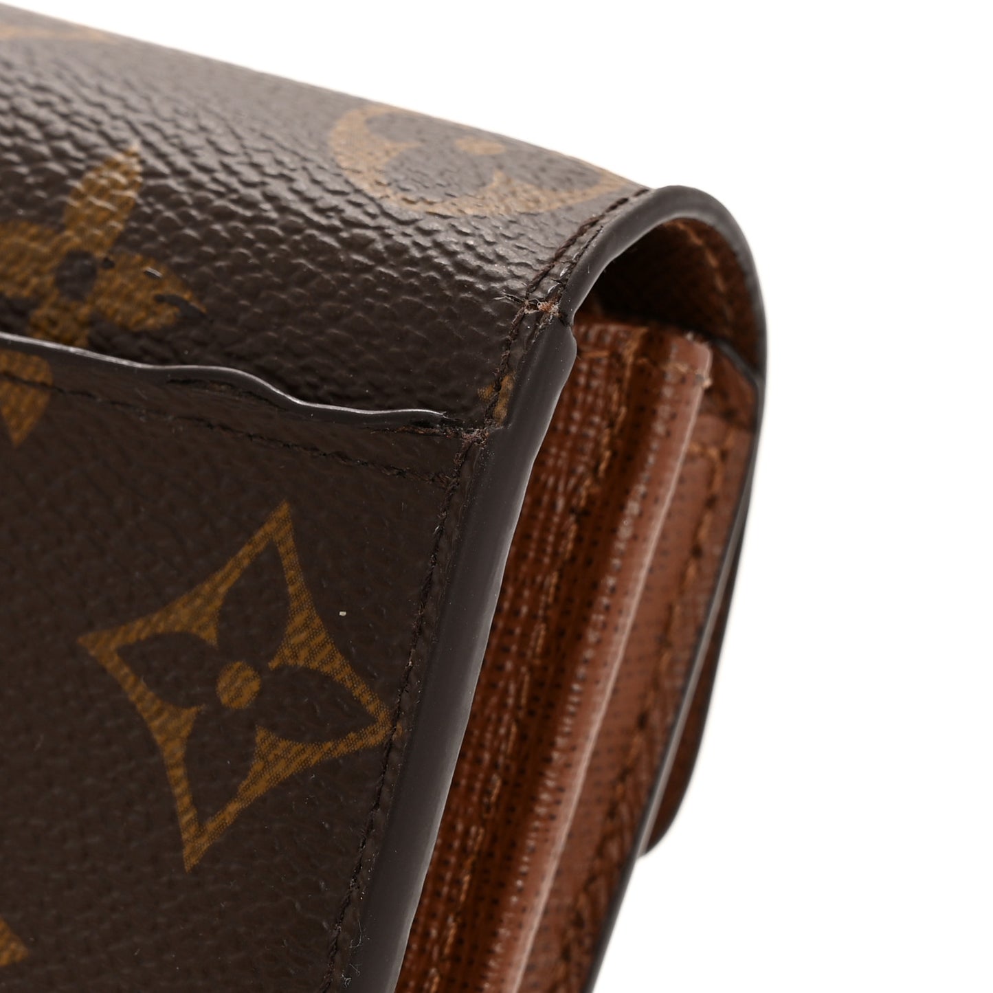 Monogram Sarah Wallet NM Coquelicot