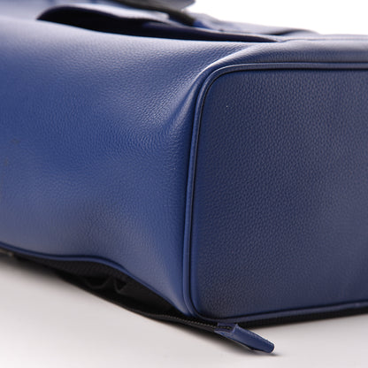 Christian Dior Grained Calfskin Backpack Blue 9 of 12