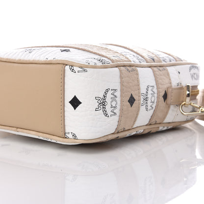 MCM Visetos Spot Crossbody Bag Beige 7 of 8